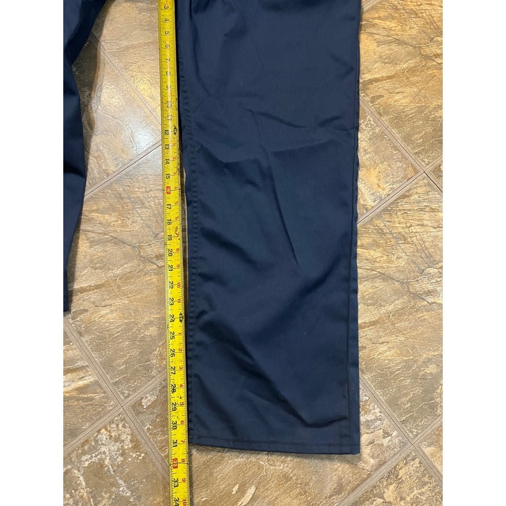 Dickies Coverall Mens 44 Navy Blue Workwear Utility Jumpsuit Long Sleeve - Picture 5 of 10